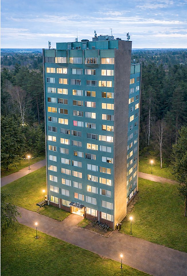 Top Tower, Benvägen 55, Västerås: daugiaaukštis su įrengtais butais